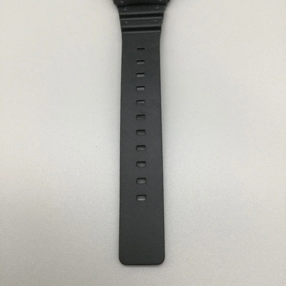 Casio MRW-200H Mens Watch 44mm Black Dial Day Date Diver 100M Resin Strap